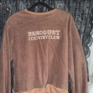 SHEIN Brown Crewneck Men's Sweater